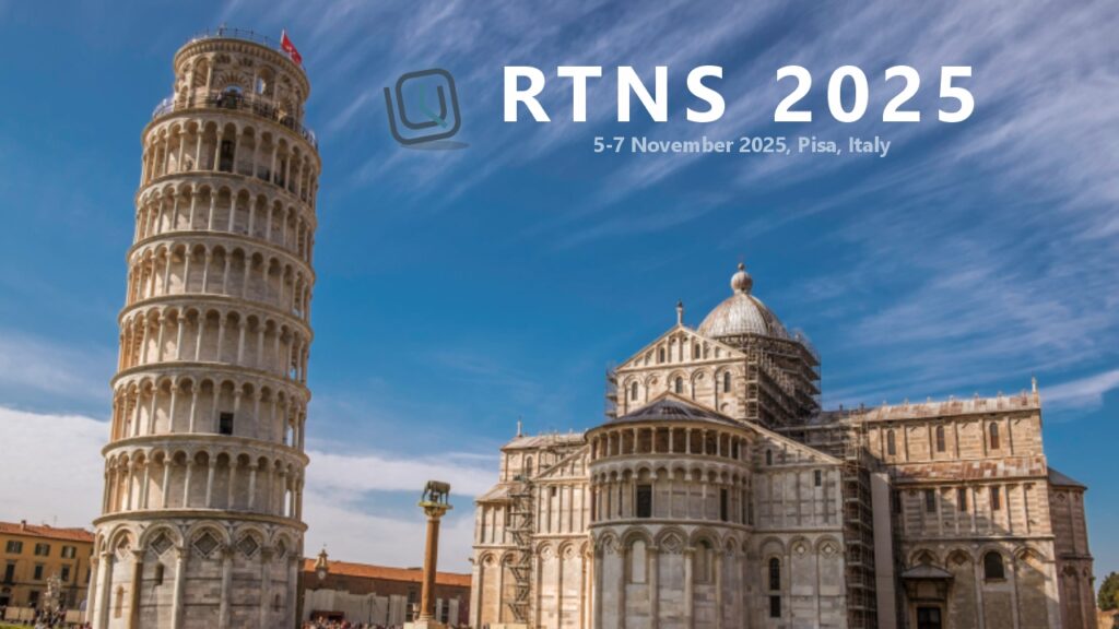 33rd International Conference on Real-Time Networks and Systems (RTNS)