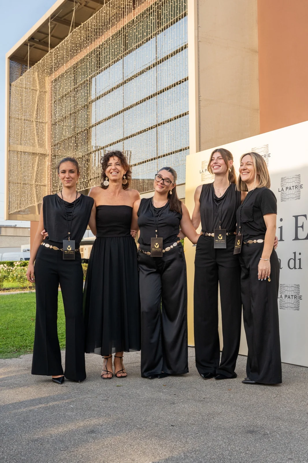 Il team MC Promo all’evento La Patrie